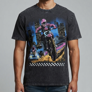 Camiseta personalizada 100% algodón jersey con estampado gráfico, nueva camiseta de manga corta estilo vintage a la moda para unisex, cómoda para usar en verano. - Product Image 6