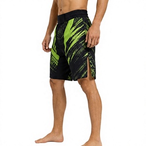 Durable Fabric MMA <b>Shorts</b> Sublimation Printing Compression Fighting BJJ <b>Shorts</b> <b>for</b> <b>Men</b> Plus Size Martial Arts Training Gear - Product Image 4