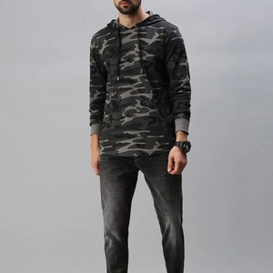 Sweat-shirt à capuche unisexe en polaire uni, coupe classique, décontracté, avec poche, anti-plis, respirant, séchage rapide, pour l'automne - Product Image 1
