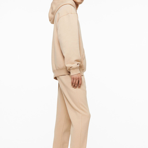 New Stylish Plain Cotton Vintage Heavyweight <b>Velour</b> Sweatsuit Custom Velvet <b>Tracksuit</b> Hoodie Set with Elastic Waist Acid Wash - Product Image 4