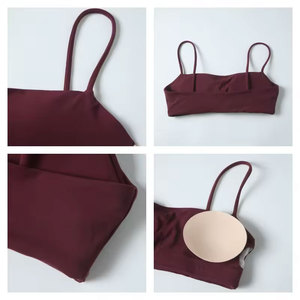 Ensemble de sport pour femme de haute qualité : survêtement, ensemble de compression pour la course et le yoga, ensemble soutien-gorge de sport sans manches, ensemble de yoga à manches longues - Product Image 2