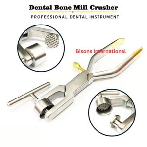BISONS Vente en gros de haute qualité : Broyeur d'os dentaire, Morseliseur de greffe d'os en titane, Instrument chirurgical, Kit orthopédique manuel - Product Image 1