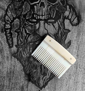 Peigne en corne de buffle polie de haute qualité, style animalier, fait main, écologique, pour la maison, le spa, le salon, les mariages, personnalisable - Product Image 4