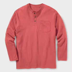 Camisa de Manga Larga de Algodón Suave con Botones, Tejido Transpirable de Alta Calidad para Uso Casual en Varios Colores - Product Image 1