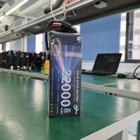 Аккумулятор для дрона 6S 22.2В 22000мАч с высокой плотностью энергии 330Втч/кг, настраиваемый полутвердый литий-ионный аккумуляторный блок для дронов/БПЛА/VTOL