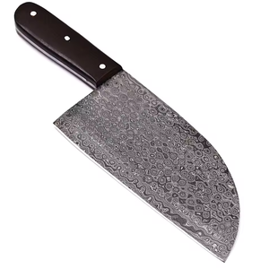 Couteau de cuisine artisanal LEGACY BLADES en acier Damas forgé à la main, ultra-affûté, avec manche en bois, écologique et fait main - Product Image 4