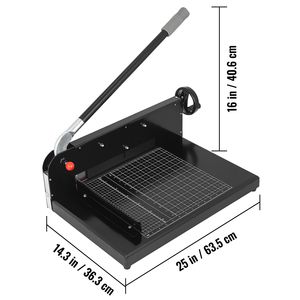 Taglierina per Carta Commerciale da 12 Pollici A4, Resistente, per 300 Fogli, Durezza 45HRC, Base in Metallo, Taglierina a Pila, Rifilatrice per Carta da 12 Pollici - Product Image 4