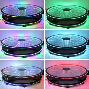 Cabina de Fotos 360 para Fiestas con Estuche de Transporte, Tira de Luces RGB, Software y Aplicación, Cámara Giratoria Automática de 360 Grados, 68 cm - Product Image 3