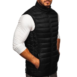 Chaleco Acolchado Brillante Personalizado para Hombre, Chaqueta de Invierno Impermeable sin Mangas, Prenda Exterior Brillante Transpirable 2026, Chaleco Acolchado OEM - Product Image 2