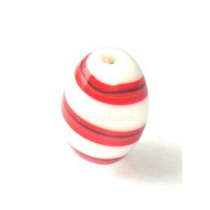 Venta al por mayor de cuentas de cristal de Murano rayadas y cuentas de vidrio para hacer joyas seductoras directamente del fabricante indio de cuentas - Product Image 5