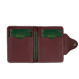 Premium Luxury Red Genuine Leather Dual <b>Passport</b> <b>Holder</b> Sleeve Slim Travel Organizer Card Wallet Protection Case Document Jacket - Product Image 2