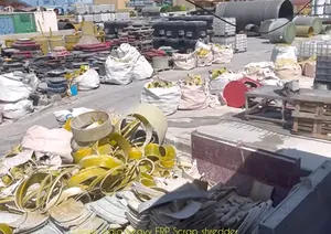 Broyeurs de déchets FRP à double arbre semi-automatiques électriques de haute qualité et très demandés - Product Image 2