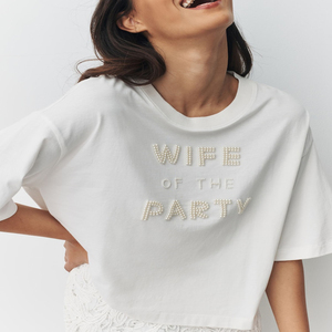Modern Oversized Women's T-Shirt Dropped Shoulders And Wide Short Sleeves T-Shirts Classic Crew Neckline Quick Dry Women's Shirt - Product Image 3