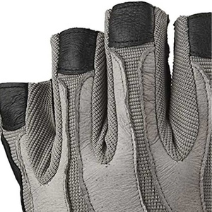 ถุงมือยกน้ำหนักมืออาชีพ หนังนีโอพรีน ครึ่งนิ้ว ป้องกันการลื่น ระบายอากาศได้ดี กันน้ำ ทนทาน เหมาะสำหรับฟิตเนส - Product Image 4