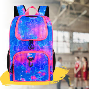 Bolsa de Baloncesto de Viaje Impermeable de Poliéster de Alta Calidad con Paneles y Cierre, Colores Personalizados, Logotipo, Servicio OEM, Capacidad de 20-37L - Product Image 2