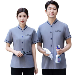 Camisetas Polo Personalizadas para Mujer, Uniformes de Limpieza para Hoteles, Camisetas de Trabajo de Manga Corta para Clima Cálido - Product Image 1