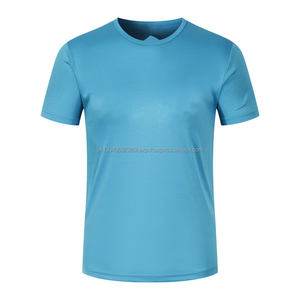 Camiseta Deportiva de Secado Rápido con Logotipo Bordado Personalizado OEM, Camiseta Transpirable de Cuello Redondo y Manga Corta para Hombre y Mujer - Product Image 4