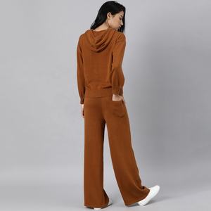 2025 nouveau Design sweats à capuche Logo d'impression numérique personnalisé 100% coton sweats à capuche à manches longues et pantalons de survêtement matériau respirant et doux - Product Image 5