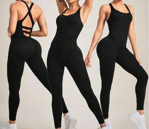 Venta al por Mayor de Bodys y Monos Deportivos Sin Costuras para Mujer, Tallas Grandes, Trajes de Yoga y Playsuits - Product Image 1