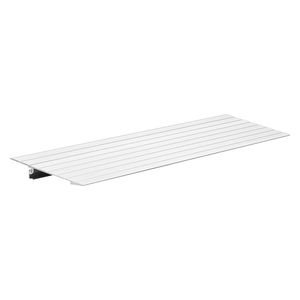 Rampe de seuil de porte en alliage d'aluminium de 1 pouce de hauteur, capacité de charge de 800 lb, pour fauteuils roulants, fauteuils électriques, déambulateurs, rampe pour personnes handicapées - Product Image 1