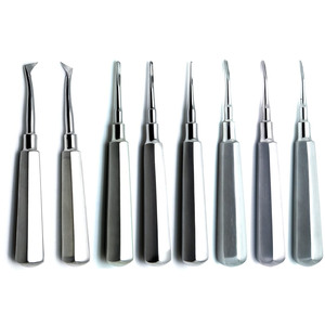 Ensemble de 3 élévateurs dentaires à pointe incurvée de haute qualité, instruments chirurgicaux pour racines, 2mm 3mm 4mm, manuels, en acier inoxydable, garantie à vie - Product Image 4