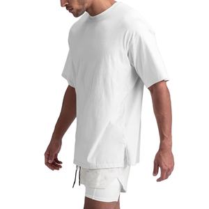 2025 haute qualité coton tricoté vêtements de sport homme Fitness musculation coupe musculaire t-shirt imprimé entraînement t-shirt - Product Image 4