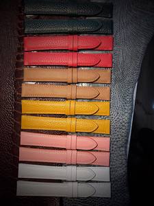 สายนาฬิกาหนังแท้หลายสี20มม. และ18มม. มีโลโก้ตามสั่ง - Product Image 4