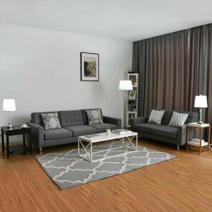 Set di 3 Lampade da Tavolo con Lampada da Terra, Elegante Illuminazione per Arredamento Casa - Product Image 5