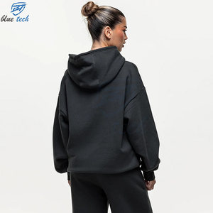 Custom Logo Streetwear Hoodie Oversized Fit Cotton Sweatshirt Hip Hop Style Wholesale Supplier Custom Design - Product Image 2