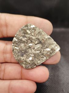 Pyrite naturelle de haute qualité, cabochon druzy, pierre précieuse de quartz vert pour la fabrication de bijoux, pierres précieuses en vrac, hauteur 3 mm, vente en gros - Product Image 5