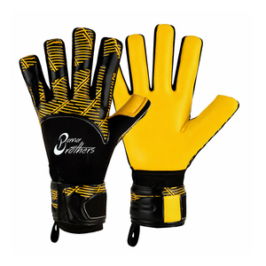 Guantes de Portero de Fútbol Profesionales de Alta Calidad, Transpirables, de Cuero PU con Látex y Silicona Protectora para los Dedos - Product Image 1