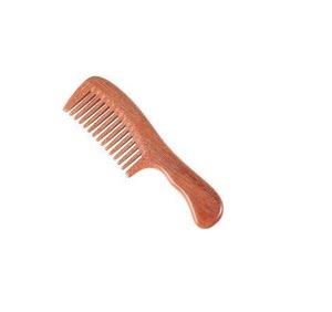 Peine de Madera Natural de Alta Calidad para Cabello Rizado, Peine de Dientes Anchos 100% Natural de Madera de Sándalo para Desenredar el Cabello - Product Image 3