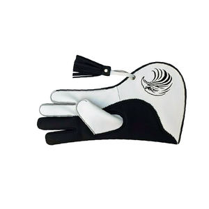 Gants en cuir longueur poignet, motif aigle noir et blanc, impression par transfert thermique, durables, décontractés, mode, quatre saisons - Product Image 2