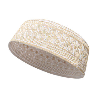 Gorros de Oración Musulmanes Étnicos Personalizados de Primera Calidad, Transpirables, de Secado Rápido, para las Cuatro Estaciones, OEM/ODM, Nuevo Diseño 2026, para Hombre - Product Image 6