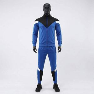 Survêtements de football à fermeture éclair pour enfants et adultes, prix bas, veste et pantalon de football avec logo - Product Image 1