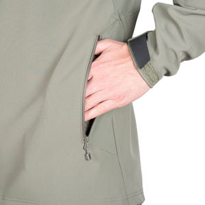 Chaquetas Softshell Ligeras para Hombre, para Deportes al Aire Libre, Camping, Senderismo, Trabajo, Chaqueta Táctica Térmica con Cierre de Cremallera, Lona de Algodón - Product Image 4