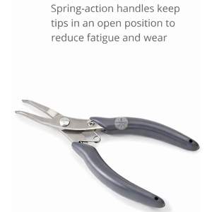 LUMINEX IMPEX <b>Bent</b> <b>Nose</b> <b>Pliers</b> Fine Non-Serrated Tips Jewelry Making Beading Crafting Jewelry Plating Lightweight Stainless - Product Image 3