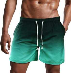 Shorts de plage pour hommes, légers, à séchage rapide, vêtements de bain pour resort, fournisseur en gros OEM - Product Image 4