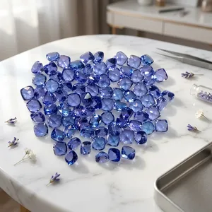 Piedra de Tanzanita Natural Azul Violeta de 6 mm, Corte Cojín, Calidad Premium, Gema Suelta para Joyería - Product Image 3