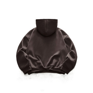 Sweat à capuche épais pour homme avec panneaux cousus, en molleton de coton surdimensionné, style streetwear, fabrication sous marque privée - Product Image 5