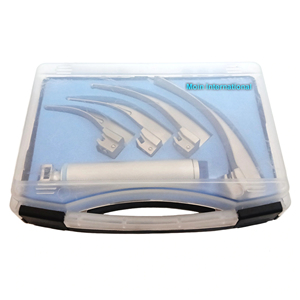 Juego de 4 Laringoscopios con Mango y Estuche – Kit de Laringoscopio Médico de Acero Inoxidable para Manejo de las Vías Respiratorias e Intubación - Product Image 4
