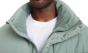 Chaqueta acolchada con cremallera y logotipo personalizado para hombre, abrigo de plumón, nueva chaqueta acolchada a precio económico, chaquetas cálidas de invierno para hombre - Product Image 4