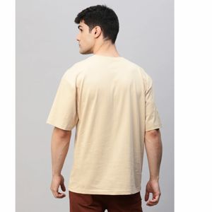 T-shirt décontracté pour homme en coton noir à manches courtes, coupe classique, col rond, style streetwear, tricoté, anti-plis, 180g, avec logo imprimé sur le devant - Product Image 6