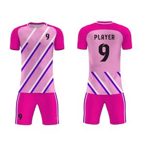 Ropa de entrenamiento de fútbol Camiseta de fútbol personalizada Conjunto completo Cuello en V Media manga Transpirable Secado rápido Transferencia de calor Impreso Fútbol - Product Image 1