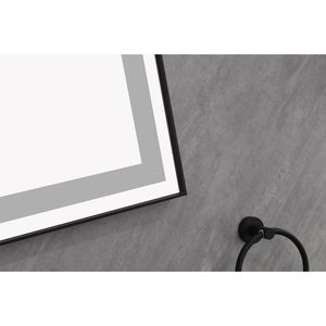 Specchio da Bagno a LED da Parete 96 x 36 Pollici con Cornice in Alluminio, Antiappannamento, Memoria, 3 Colori, Dimmerabile a Regolazione Continua - Product Image 6