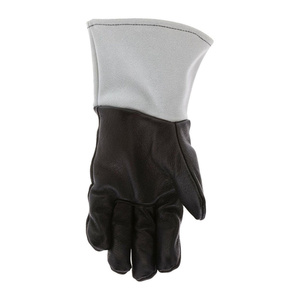 Guantes de Soldadura TIG de Cuero Vacuno Negro de Alto Rendimiento y Cuero de Vaca Reforzado, Protección para Manos, Resistentes al Fuego y Duraderos - Product Image 5