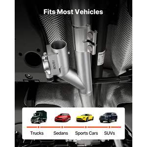 Kit de commande à distance pour découpe d'échappement électrique de 2,5 pouces, universel, en acier inoxydable, une seule commande pour le réglage des systèmes d'échappement - Product Image 6