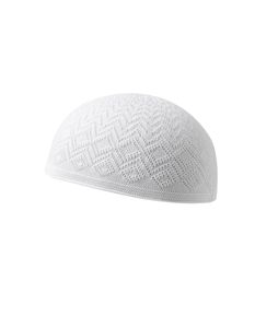 Chapeau de prière islamique pour hommes, tricoté à la main, design turc, Takke, bonnet musulman chaud unisexe pour le Ramadan et les prières quotidiennes, Kufi - Product Image 2