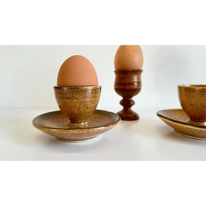 Support de porte-oeufs élégant en bois fini naturel en forme d'oeuf support de porte-oeufs moderne de haute qualité pour la maison boulangerie cuisine utilisation - Product Image 1