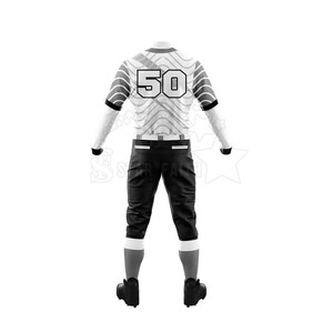 Uniformes de baseball en polyester respirant à vendre en gros, logo personnalisé imprimé, service OEM de haute qualité - Product Image 2